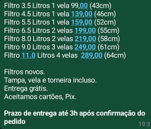 Filtros de barro novos entrega grátis  - Foto 3