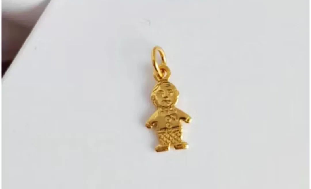 Pingente de ouro menino