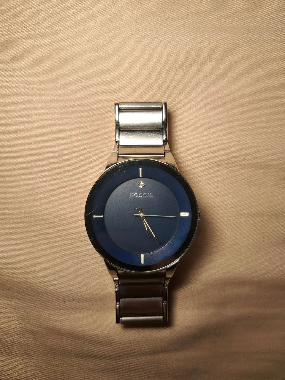Relógio Raro Fossil Masculino com Pulseira de Aço