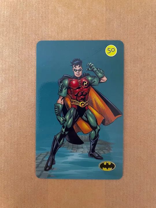 cartão telefônico série batman