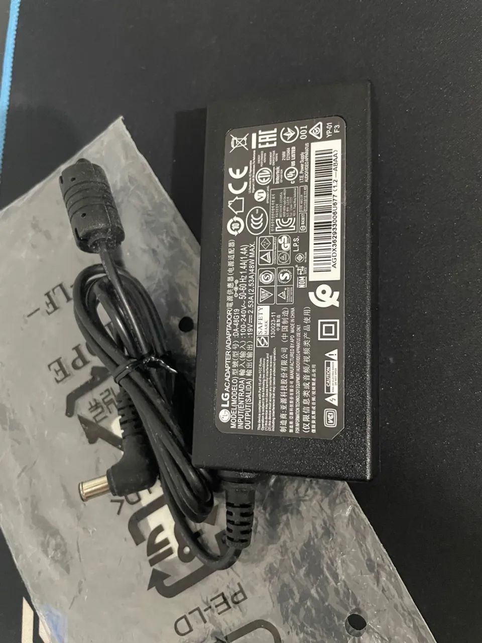 Fonte externa 19v TV Original LG