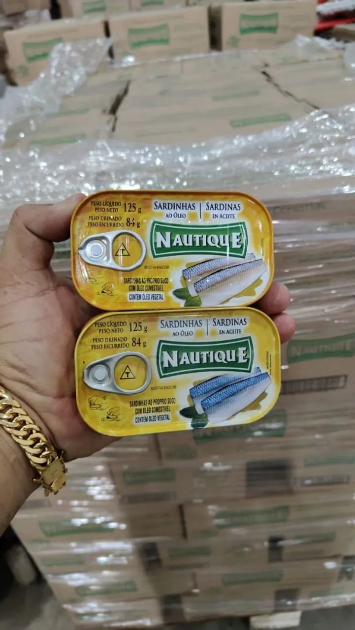 Sardinhas Nautique em óleo vegetal - 125g