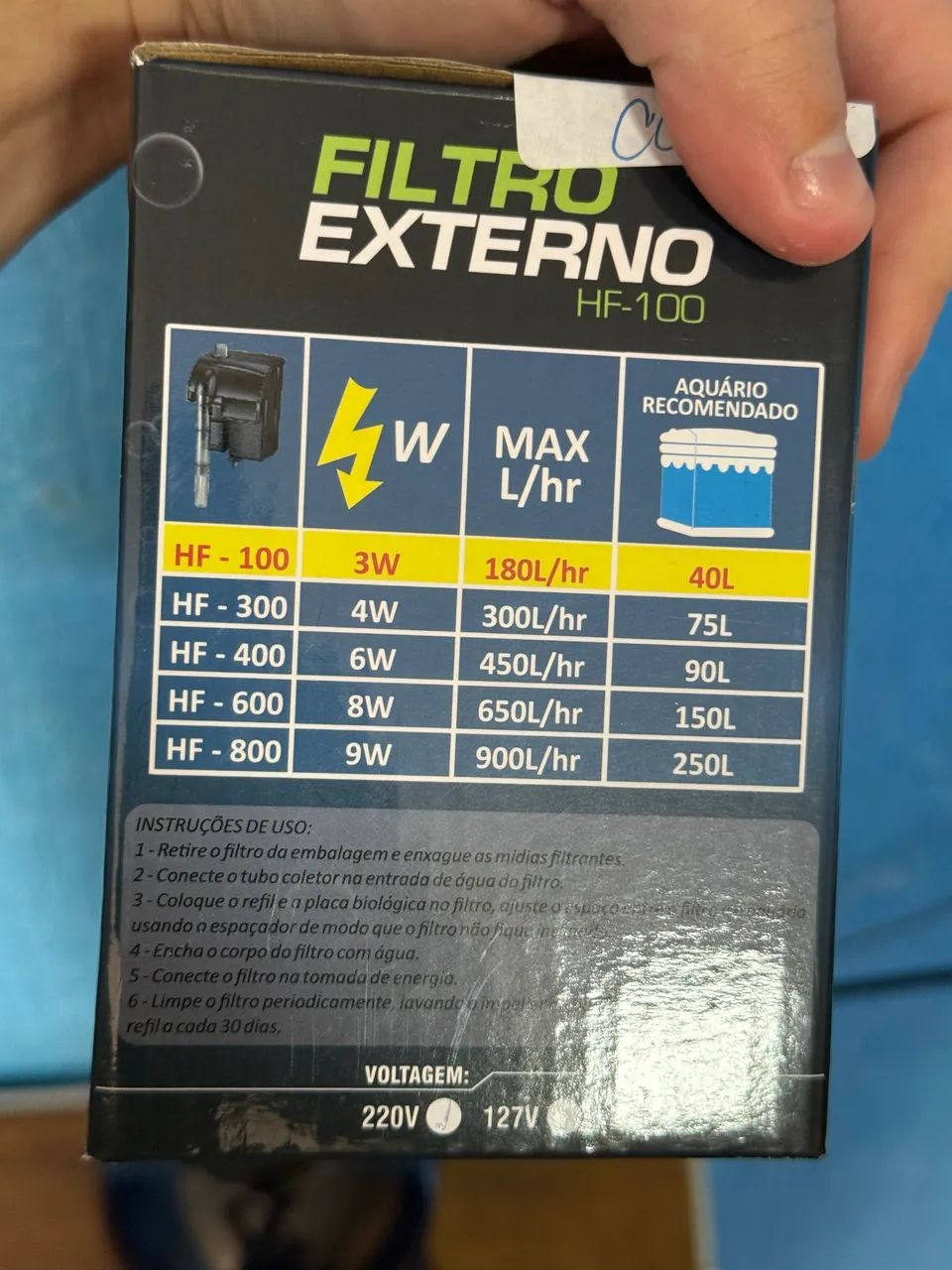 Filtro Hang On hf100 novo   - Foto 2