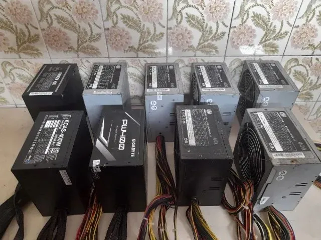 Fontes de PC normal/500w / 80 plus entrego região