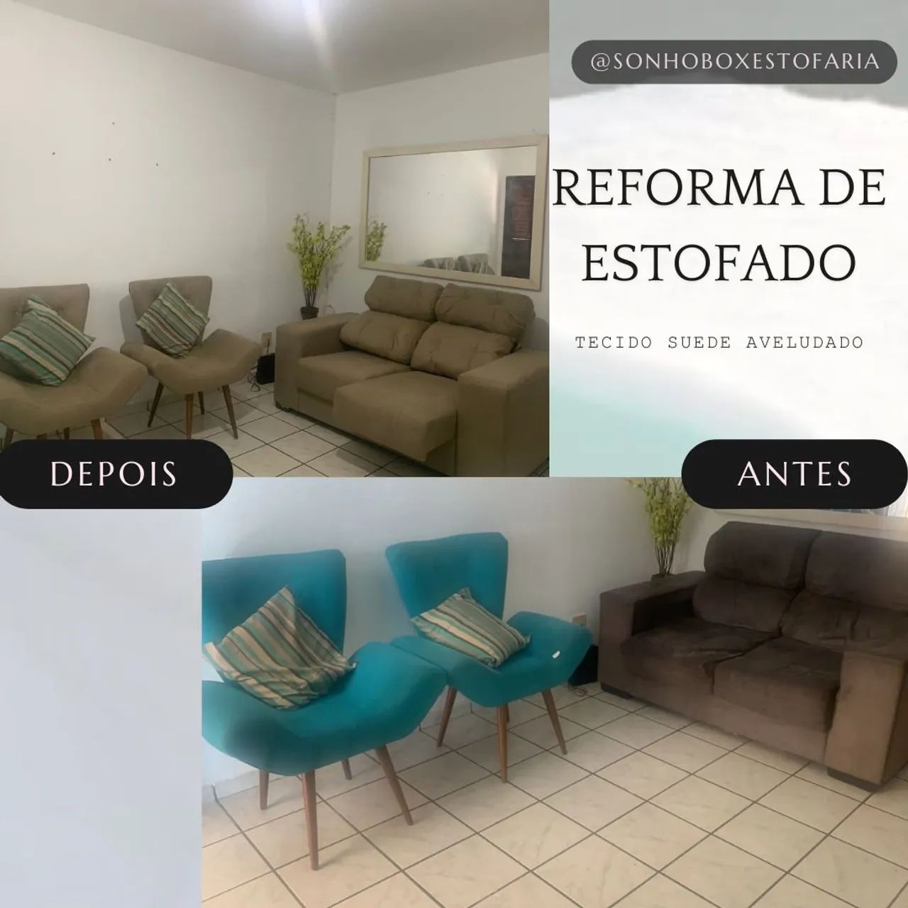 Reforma de sofa estofado em geral  - Foto 4