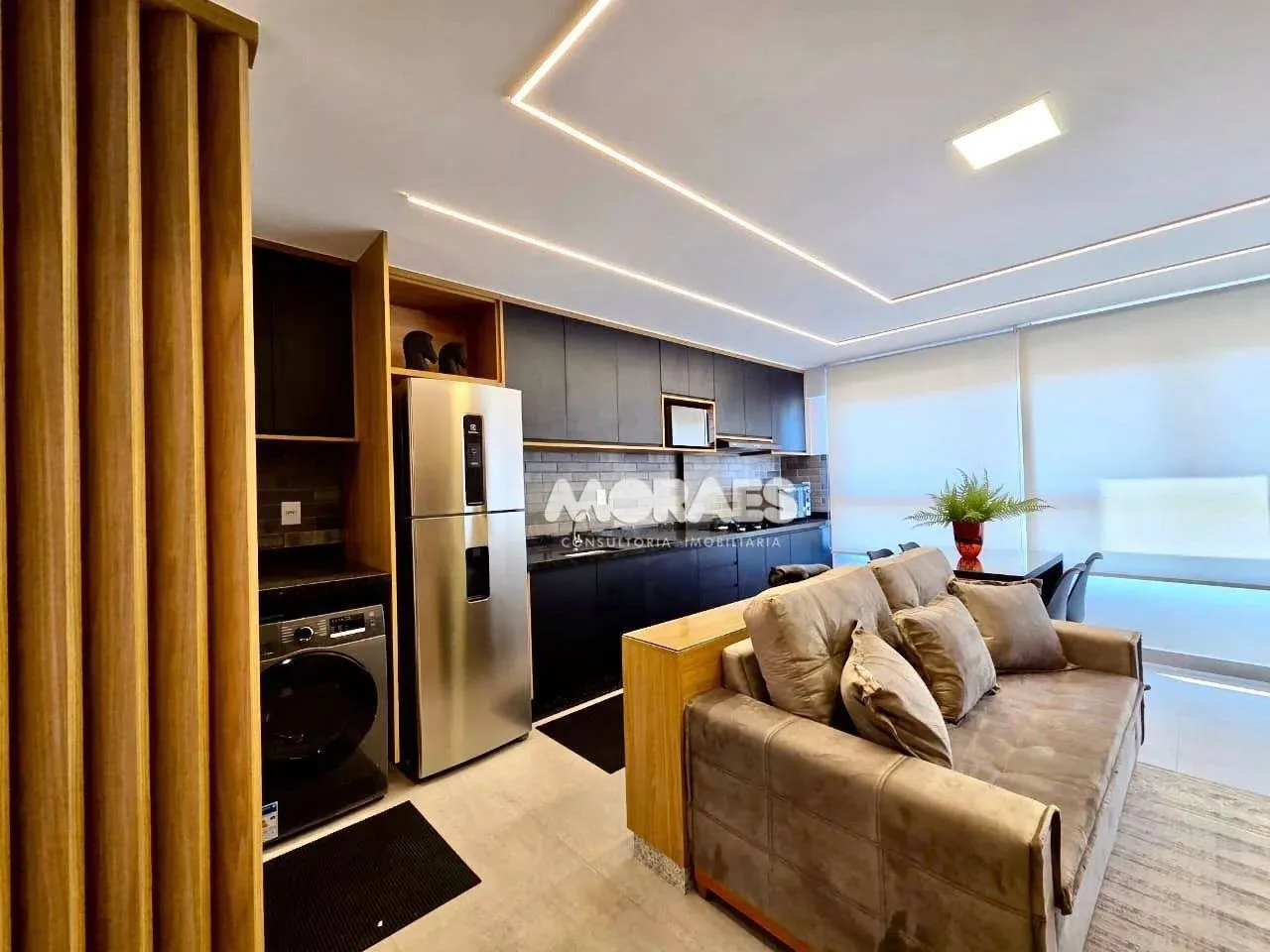 Apartamento mobiliado com 1 quarto para alugar, 46 m² por R$ 3.500/mês - Piemonte - Bauru/