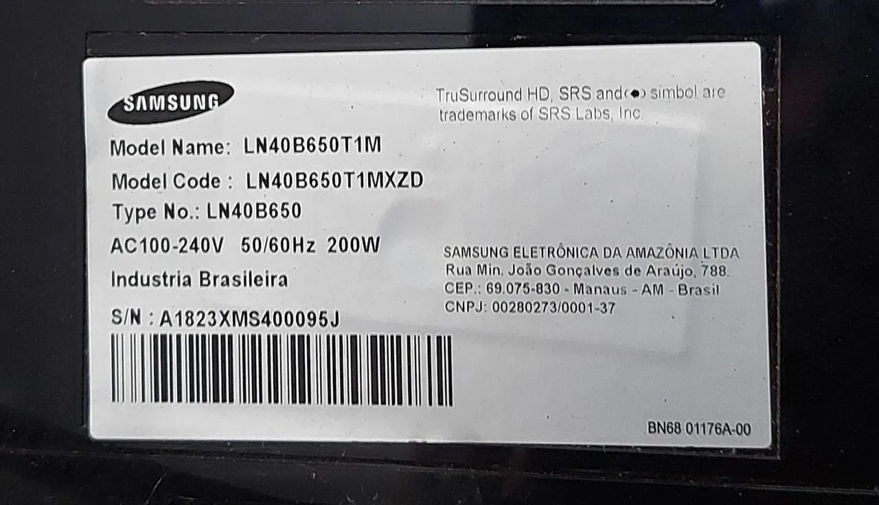 TV 40" e 42" SAMSUNG - para RETIRADA de PEÇAS. R$ 100,00 cada - Aceito oferta. - Foto 4