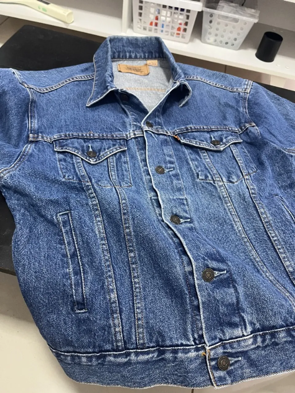 Jaqueta Levis Jeans Masculina Tradicional - Tamanho G