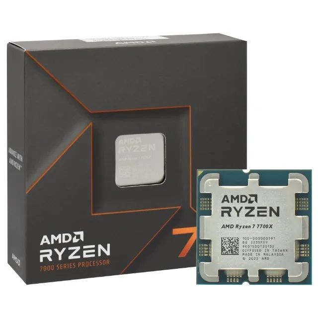 Novo] Processador AMD Ryzen 7 7700X AM5 - Vídeo Integrado - Novo