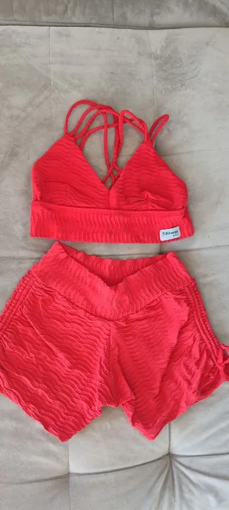 Conjunto Fit Vermelho - Novo!