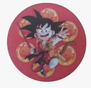 KIt 4 Bottons Anime Dragon Ball Modelo Soft - Foto 4