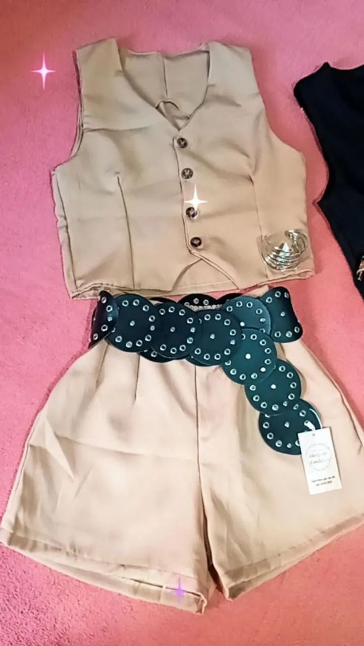 Conjunto com colete- Elegância e Conforto