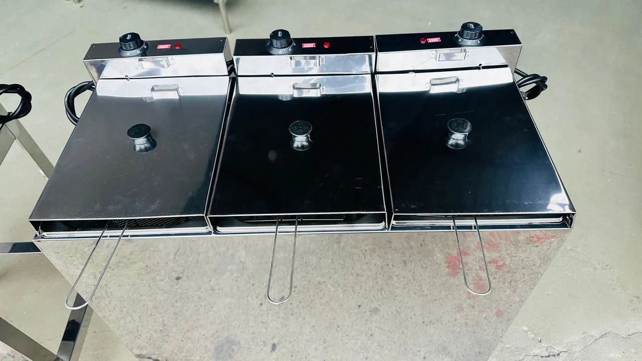 Fritadeira Industrial 3 Cestas - Foto 2