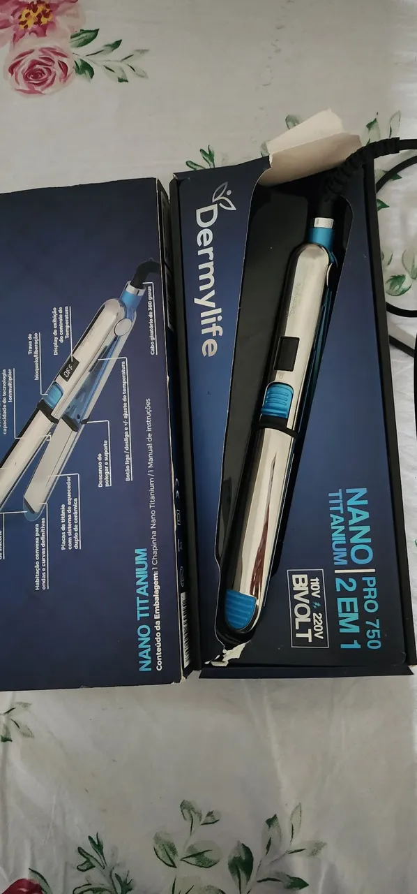 Chapinha Nano Titanium Dermylife Pro 750 Bivolt