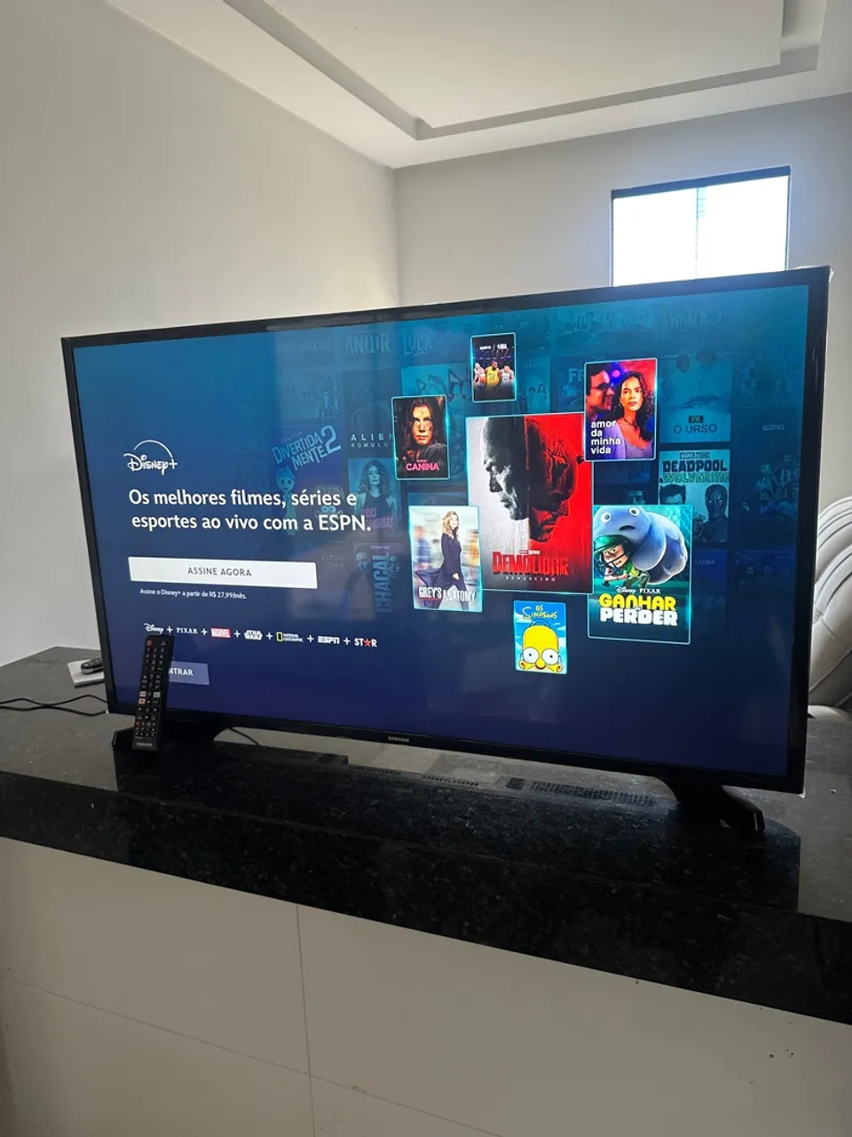 Smart TV Samsung 43 polegadas entrego