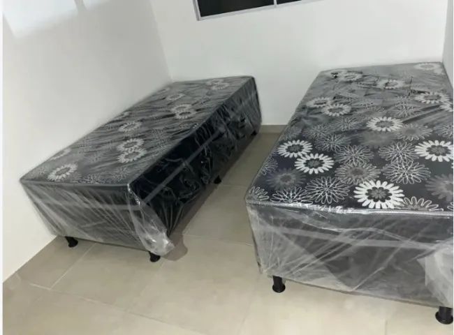 cama box 12 cm de espuma solteiro ou casal - Foto 2
