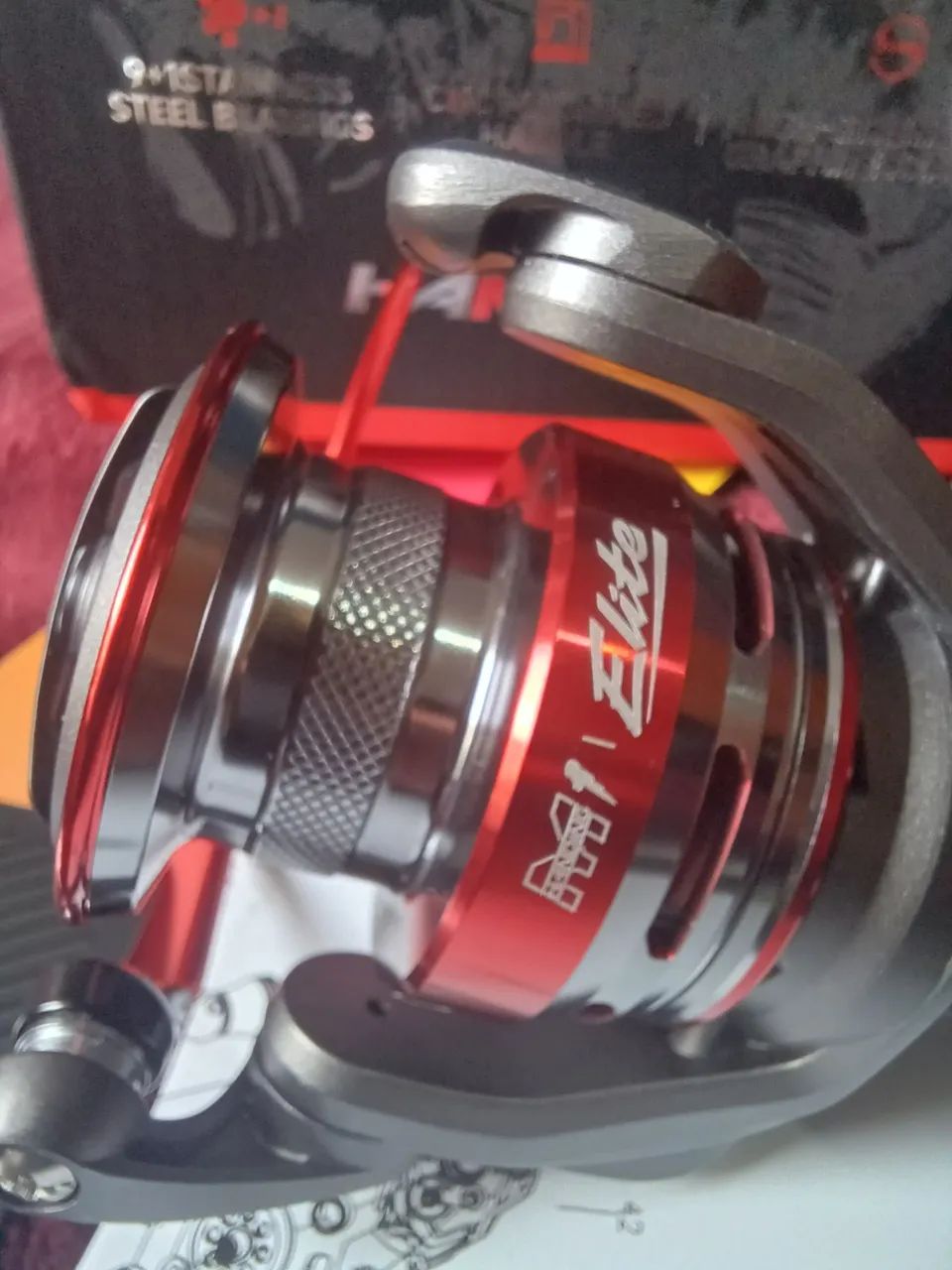 Molinete M1 Elite -tam 2000 Pesca Esportiva