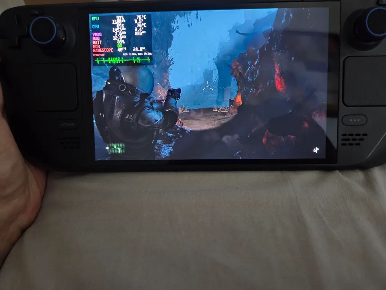 Steam Deck Oled 512gb Novinho 1 mês de uso Completo - Consoles de