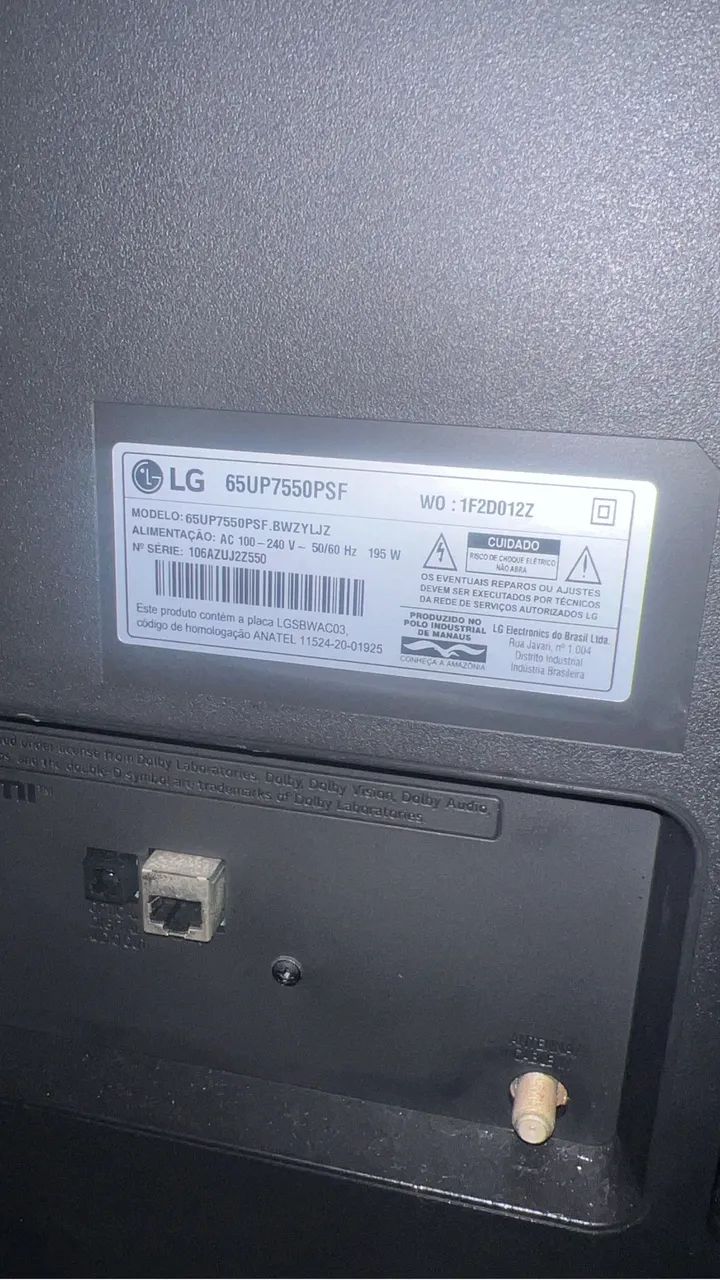 TV 65 4k LG - Display quebrado - Foto 3