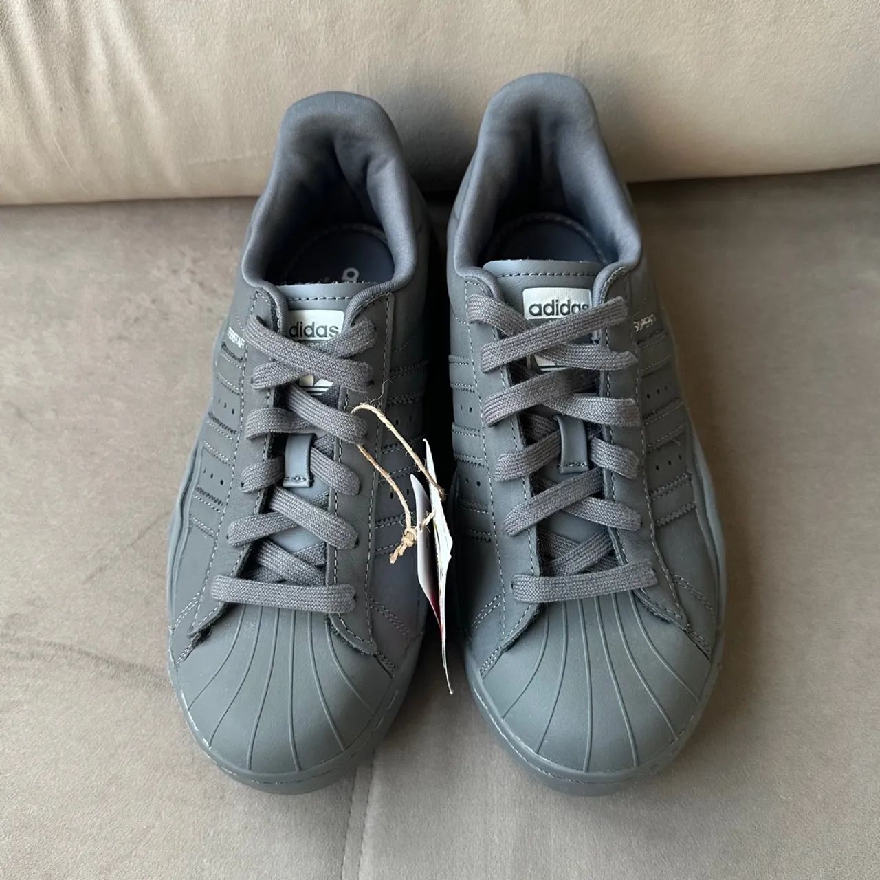 Tênis Adidas Superstar Grey/Cinza Original  - Foto 3