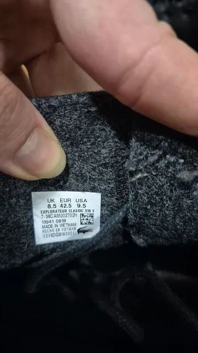 Tênis de couro legítimo Lacoste preto original  - Foto 3