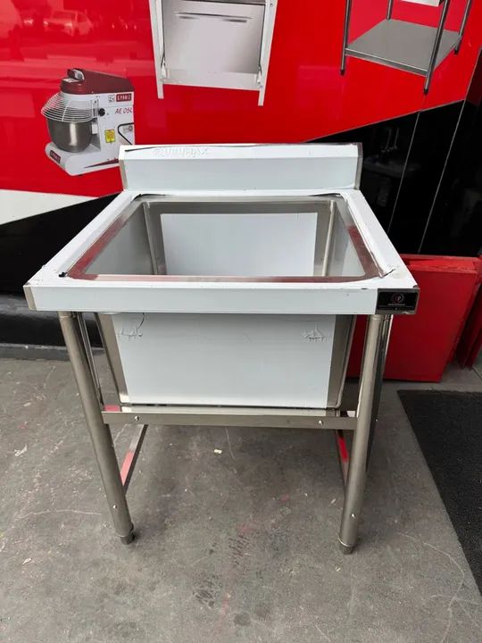 Vendo pia tanque inox aço 304 nova - Foto 2