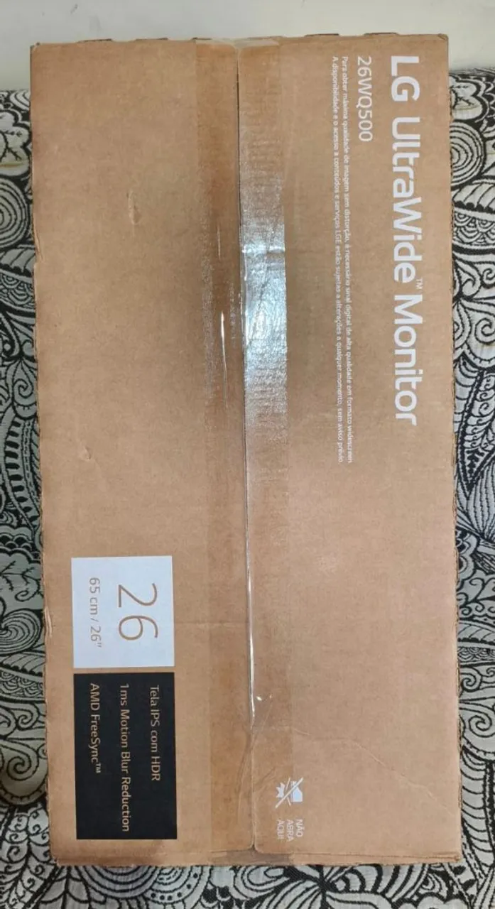 Vende novo lacrado Monitor LG UltraWide 26WQ500 - Tela IPS HDR