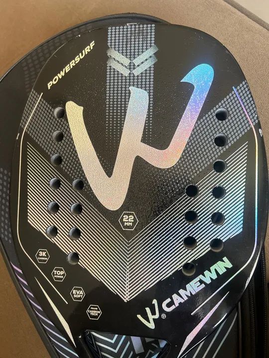 Raquete de beach tênis camewin fibra de carbono - Foto 2