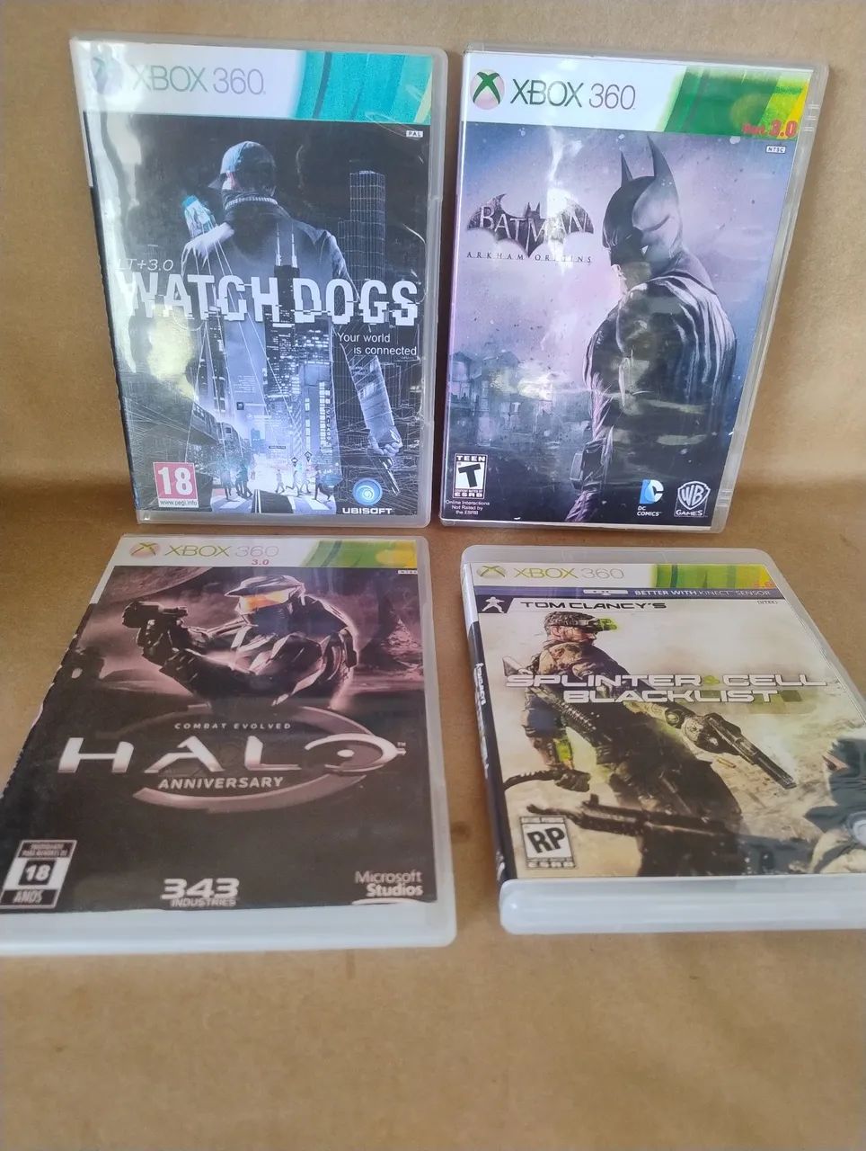 4 jogos Xbox360