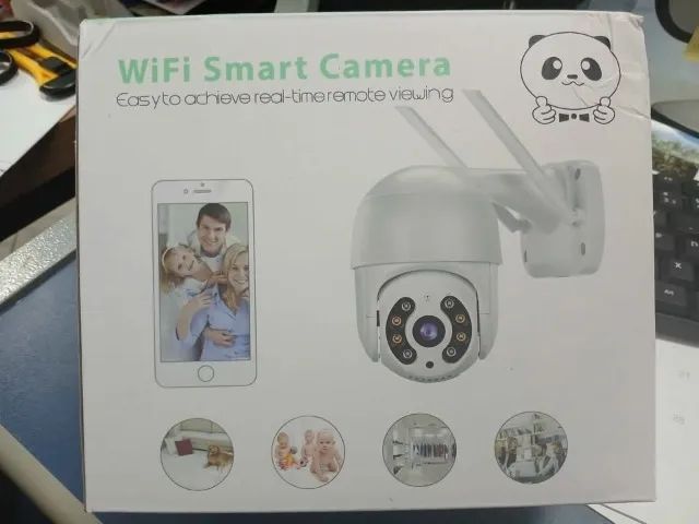 Câmera Segurança Wi-Fi - Smart Camera Mini ABQ-A8 Externa