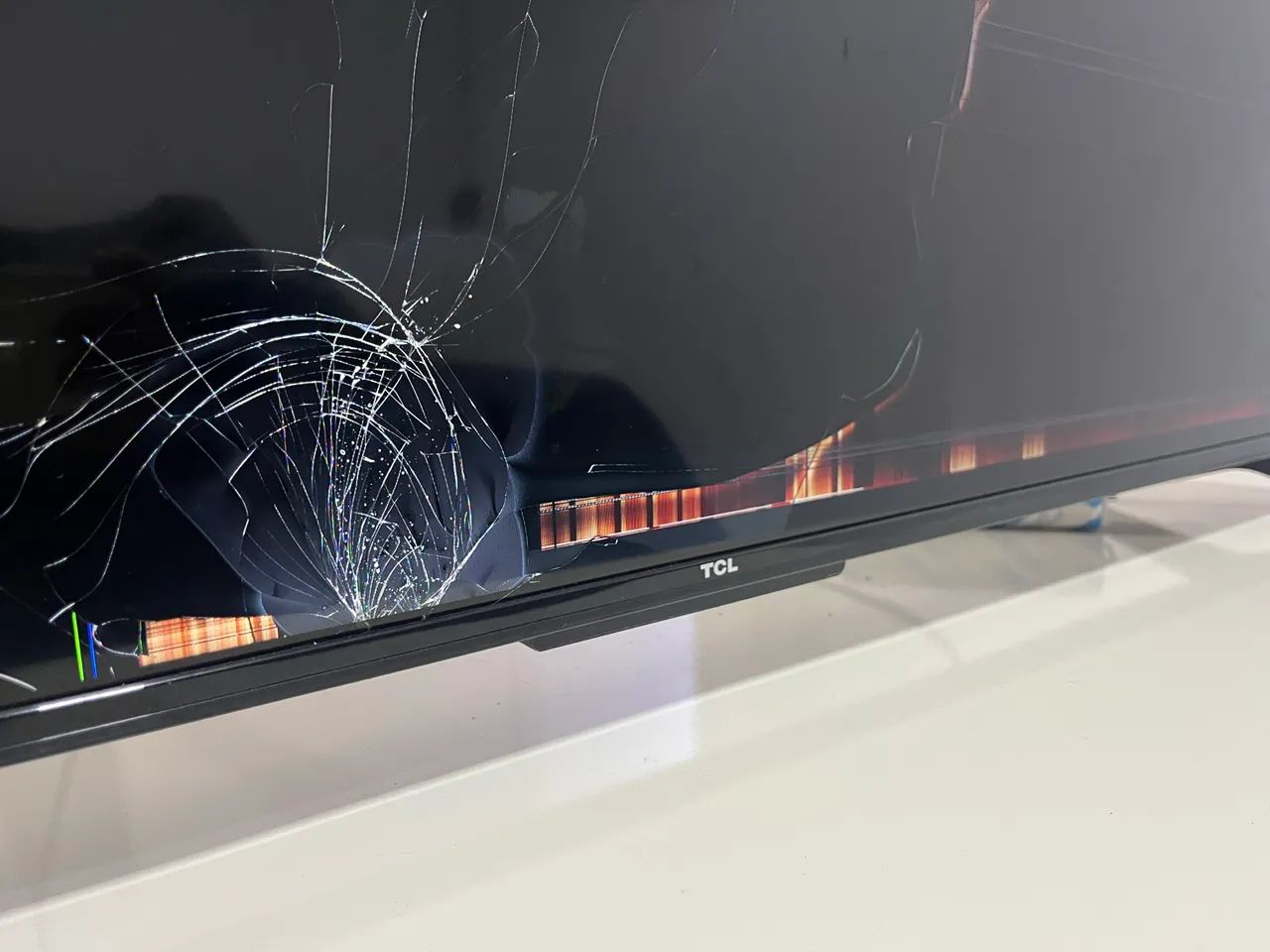 Vendo TV 55? TCL QUEBRADA, NOTA FISCAL - Foto 3