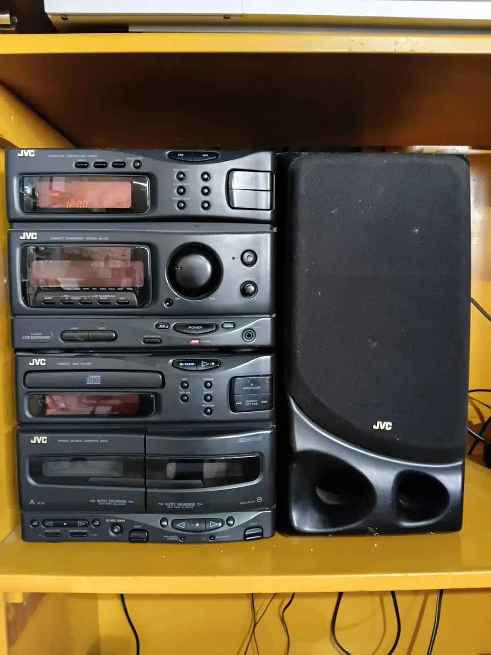 Par de caixas acústica JVC modelo Zero3. - Aparelhos de Som