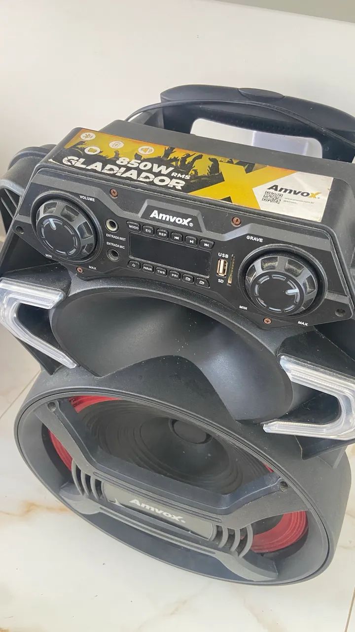 Vendo caixa amvox 850w rms  - Foto 2