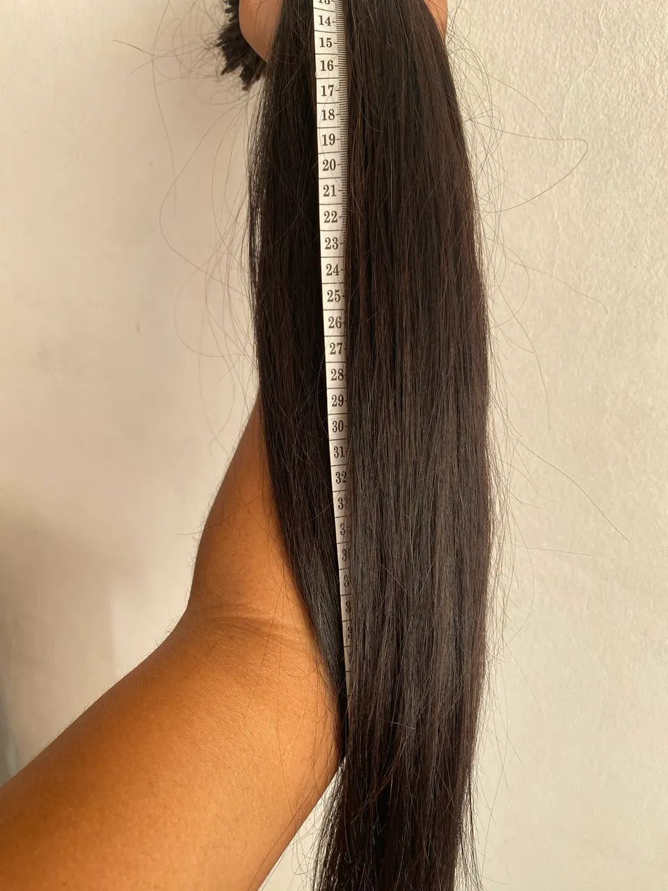Cabelo humano 60 CM  - Foto 2