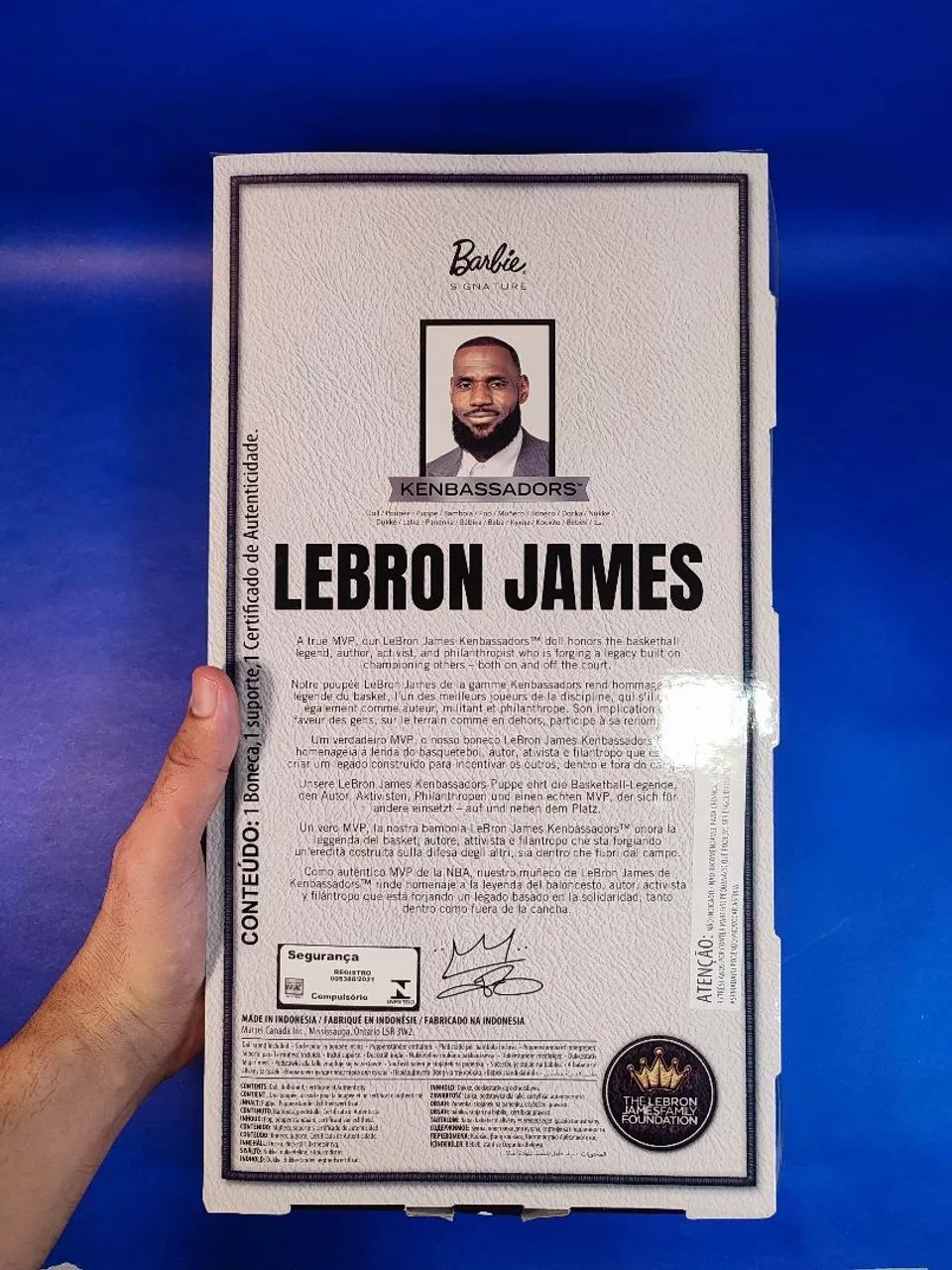 Caixa Barbie Collector Ken LeBron James  - Foto 2