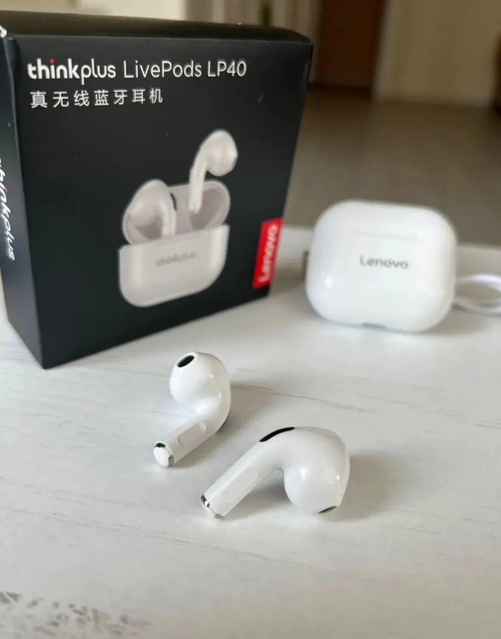 Fone Bluetooth Lenovo LP40 TWS 5.1 Android iPhone Novo Original - Foto 2