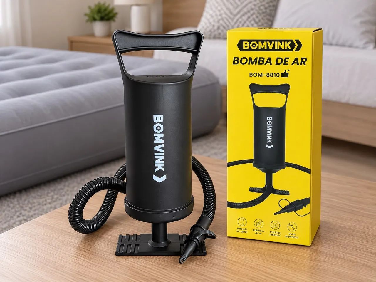 Bomba de Ar Para Colchão Inflável  - Foto 3