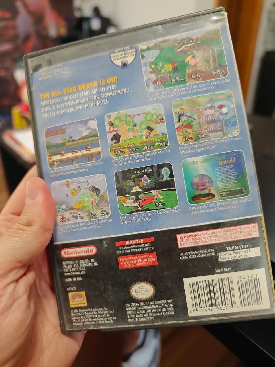 Super Smash Bros. Melee game cube  - Foto 2