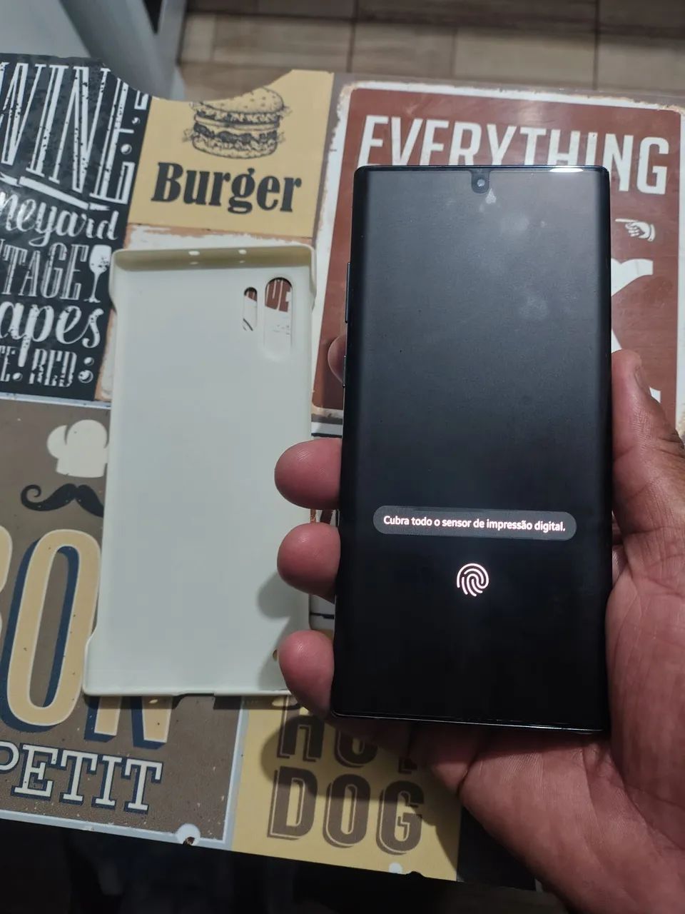 Troco note 10+  plus quero iPhone do 12 pra cima celular impecável  - Foto 5