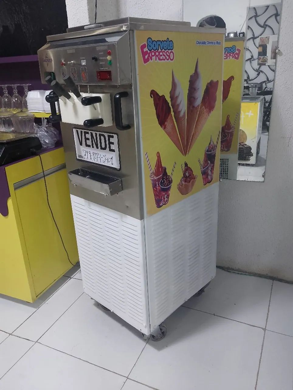 Máquina de sorvete expresso 