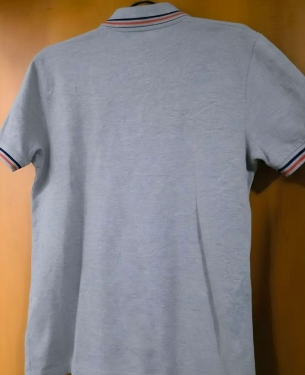 camisa polo brooksfield cinza p - Foto 2