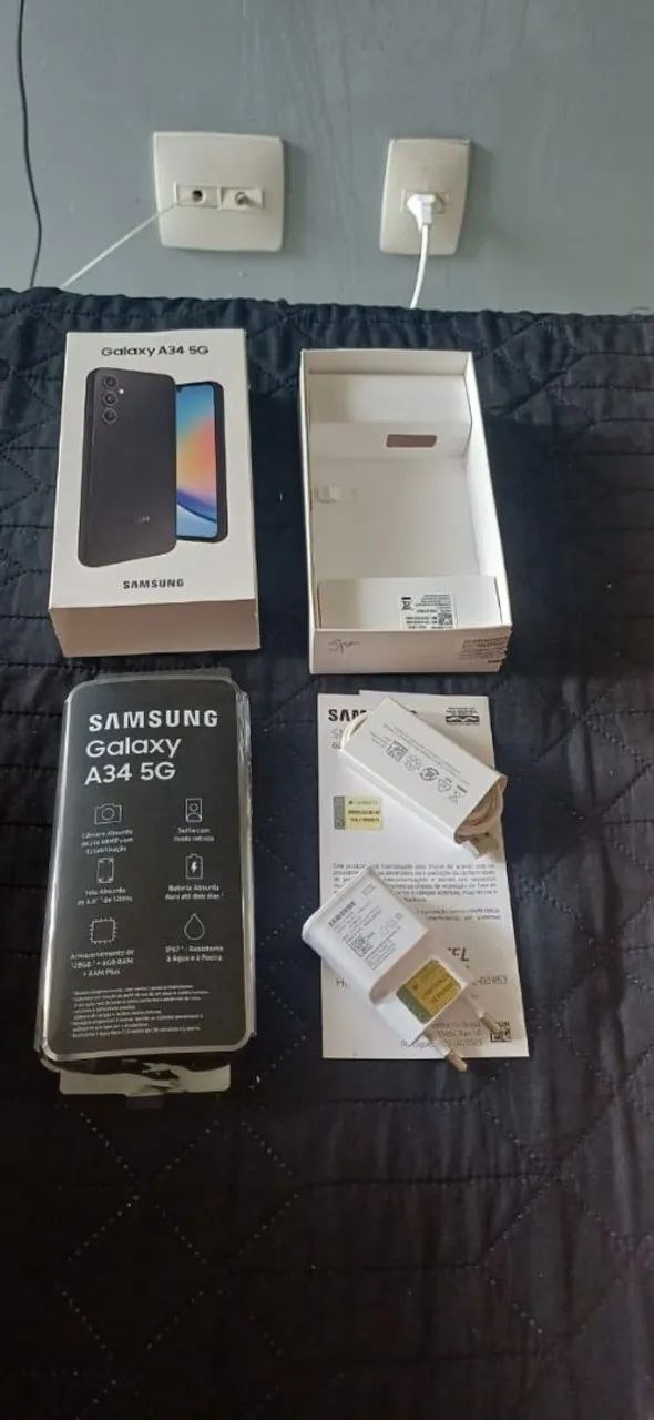 Samsung a34 preto 6/128