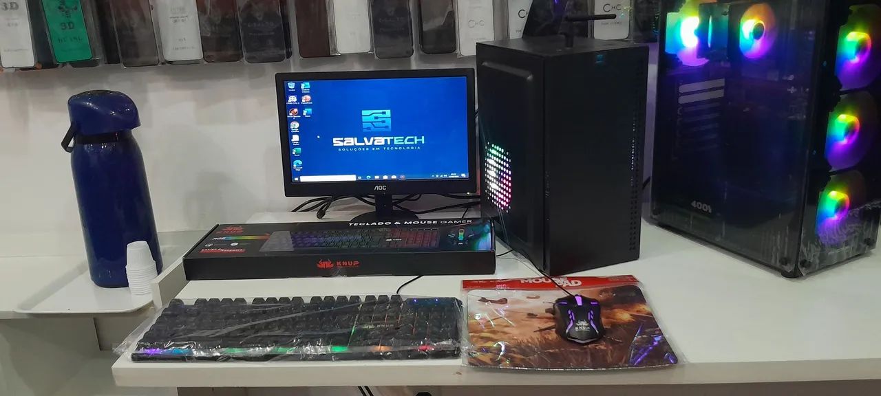 PC GAMER COMPLETO PARA JOGOS E ESTUDOS - Foto 4