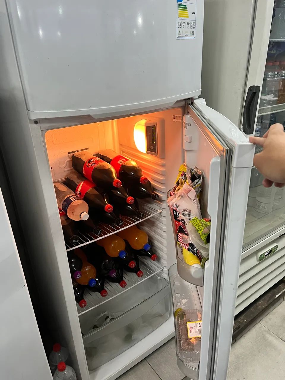 Geladeira Consul Duplex 2 Portas com Freezer - Funcionando - Foto 4