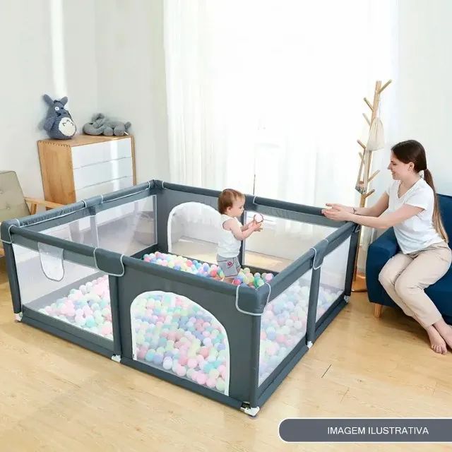 Cercadinho para bebê 1,5m x 1,8m  - Foto 4