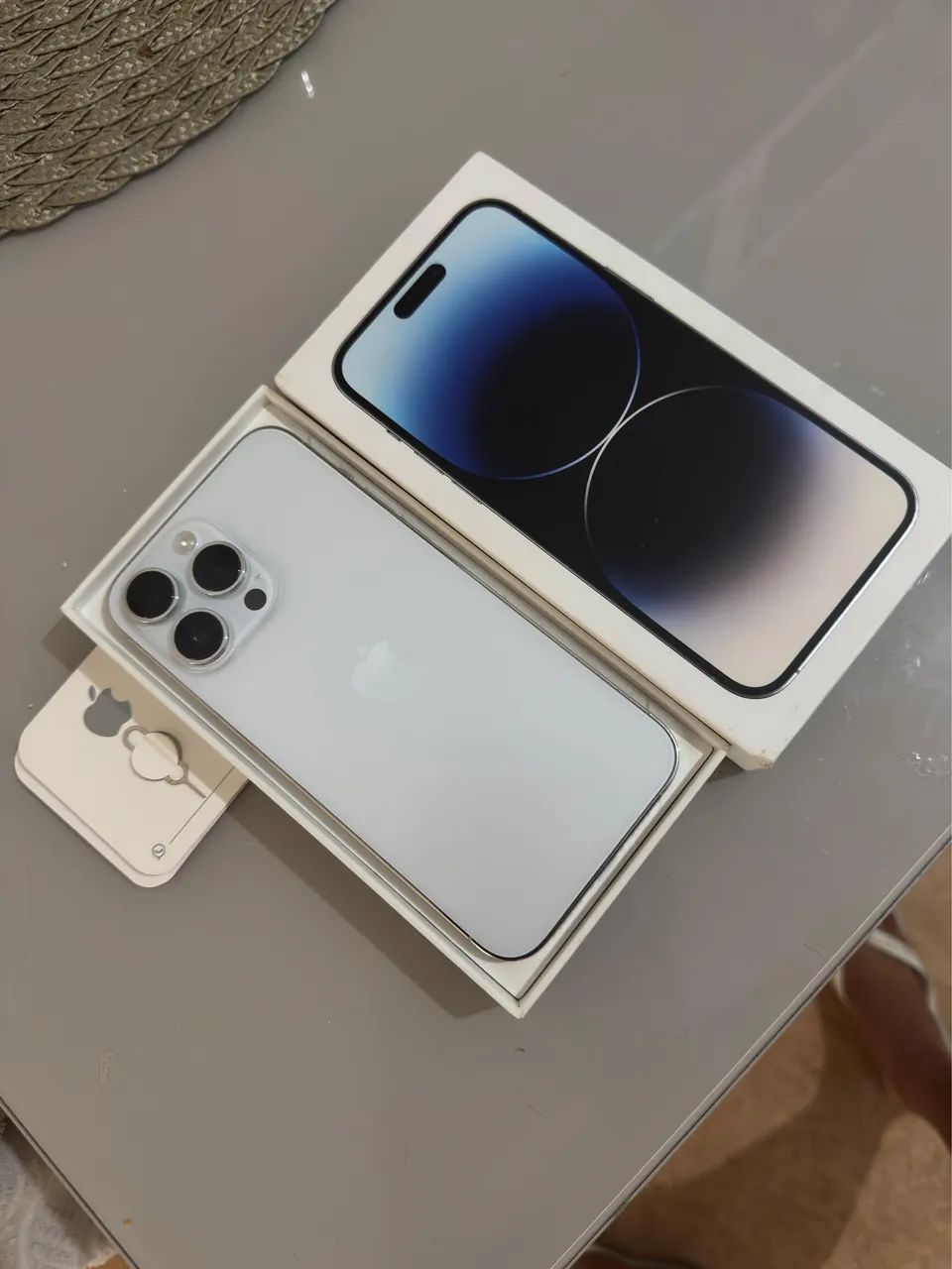 iPhone 14 Pro Max 128gb silver branco  - Foto 4
