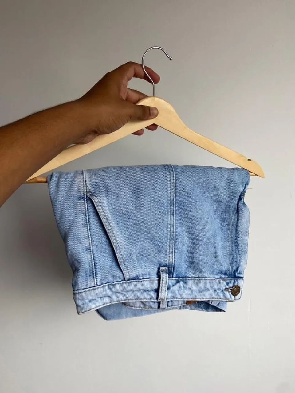 Short cintura alta jeans Sawary plus size 52