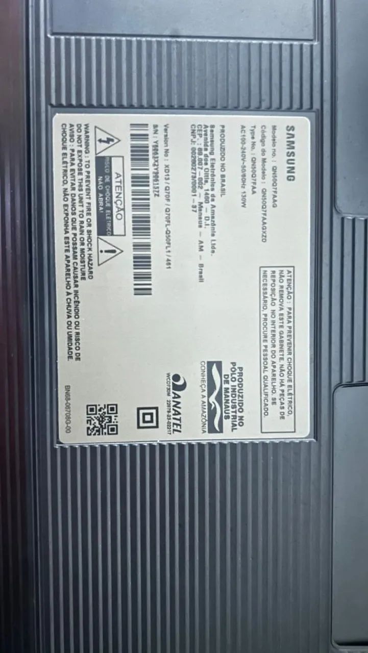 Tv Smart Samsun 50" QLED 4K - Semi nova - Foto 5