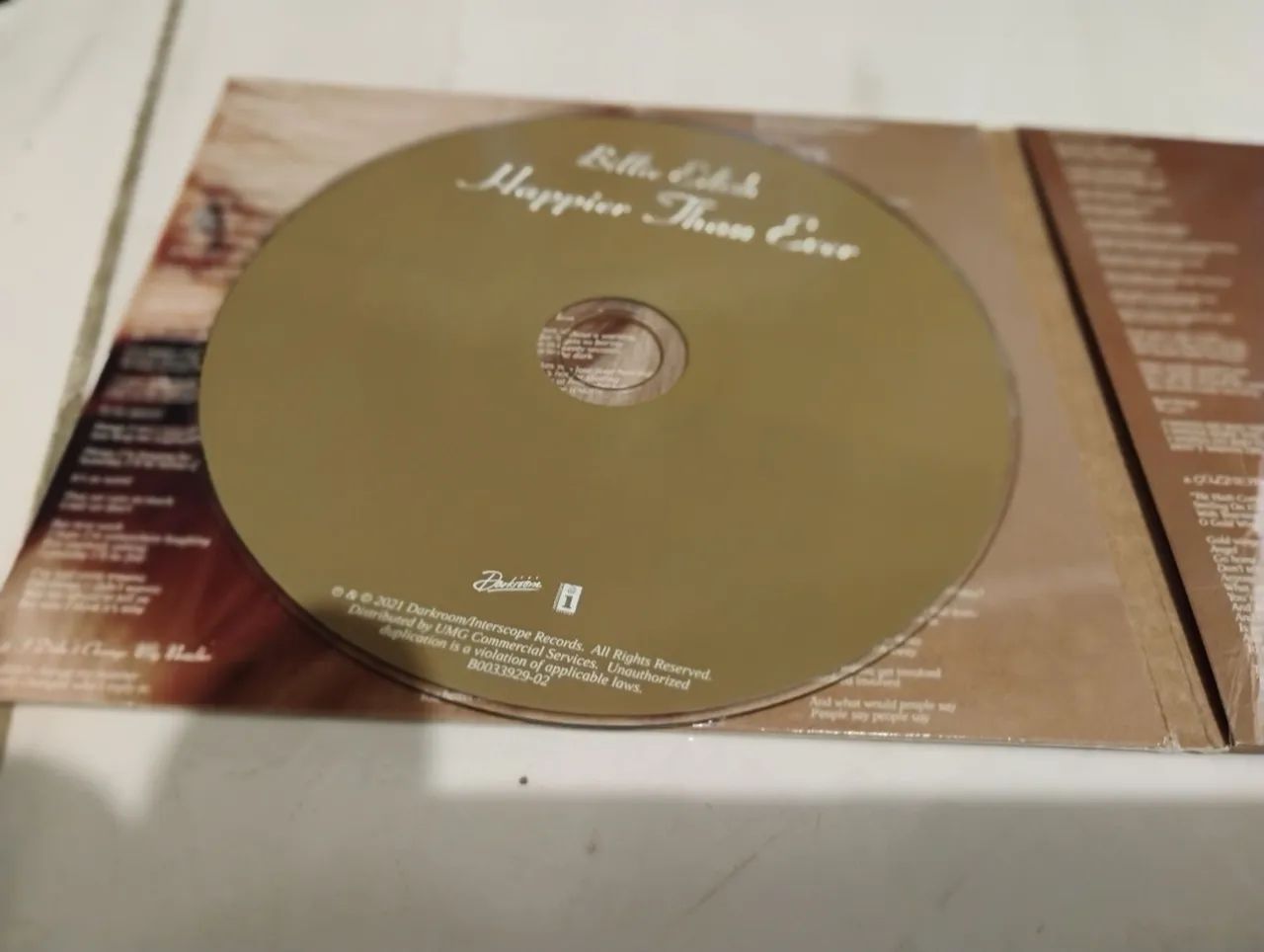 Happier than ever - Billie Eilish CD - Foto 4