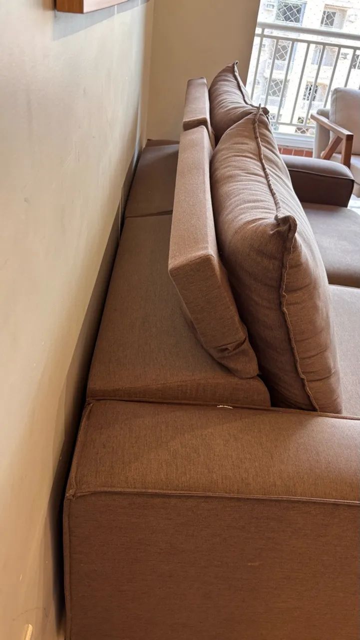 Vendo Sofá Retrátil E Reclinável  2,0 m em ótimo estado.  - Foto 3
